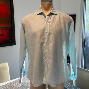 Ledbury Large Slim Fit Button Down Dress Shirt